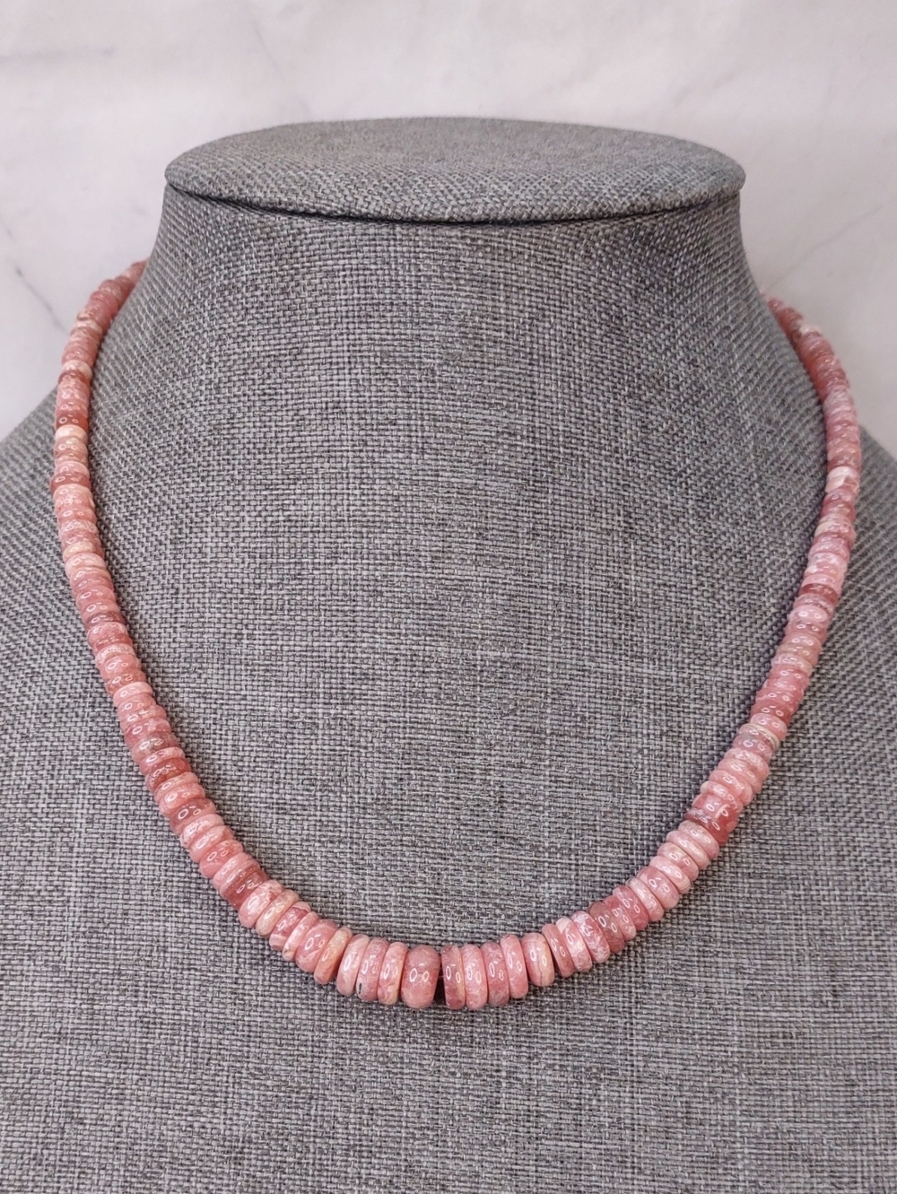 Jay King Rhodochrosite Gemstone Necklace